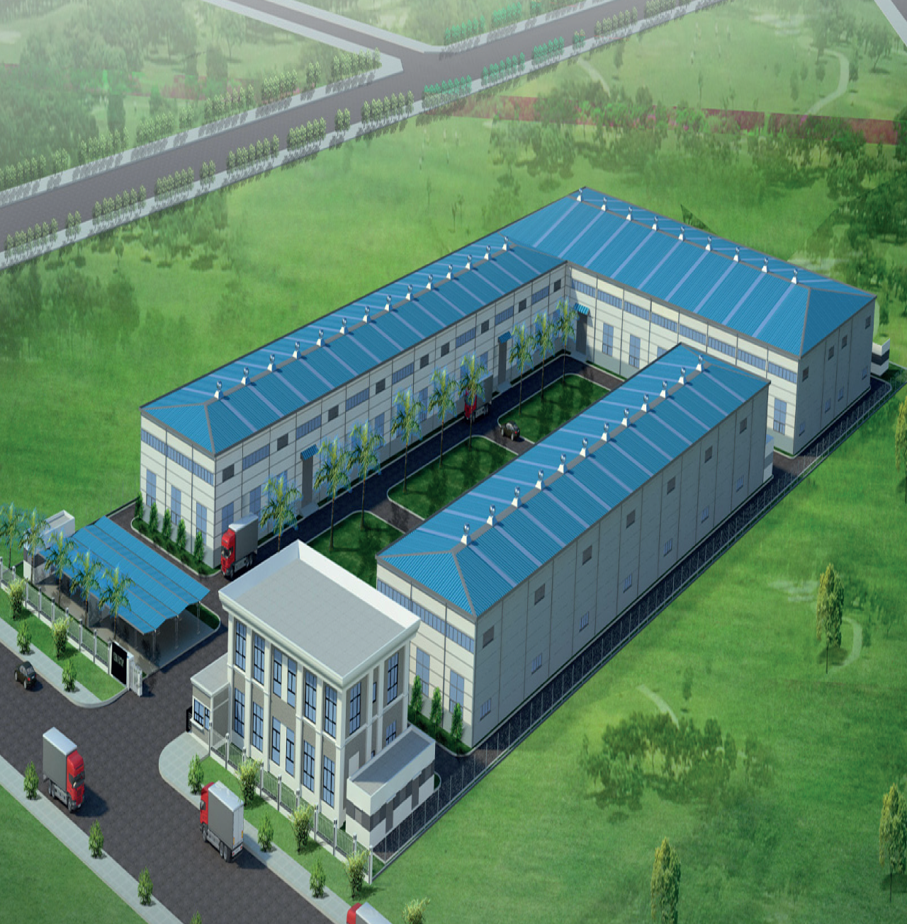 Dự án nhà xưởng - Công ty TNHH chế tạo máy Yuekai